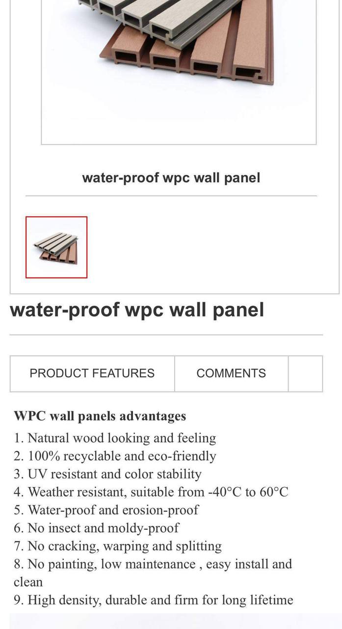 WPC Fluted Panels - photo 4