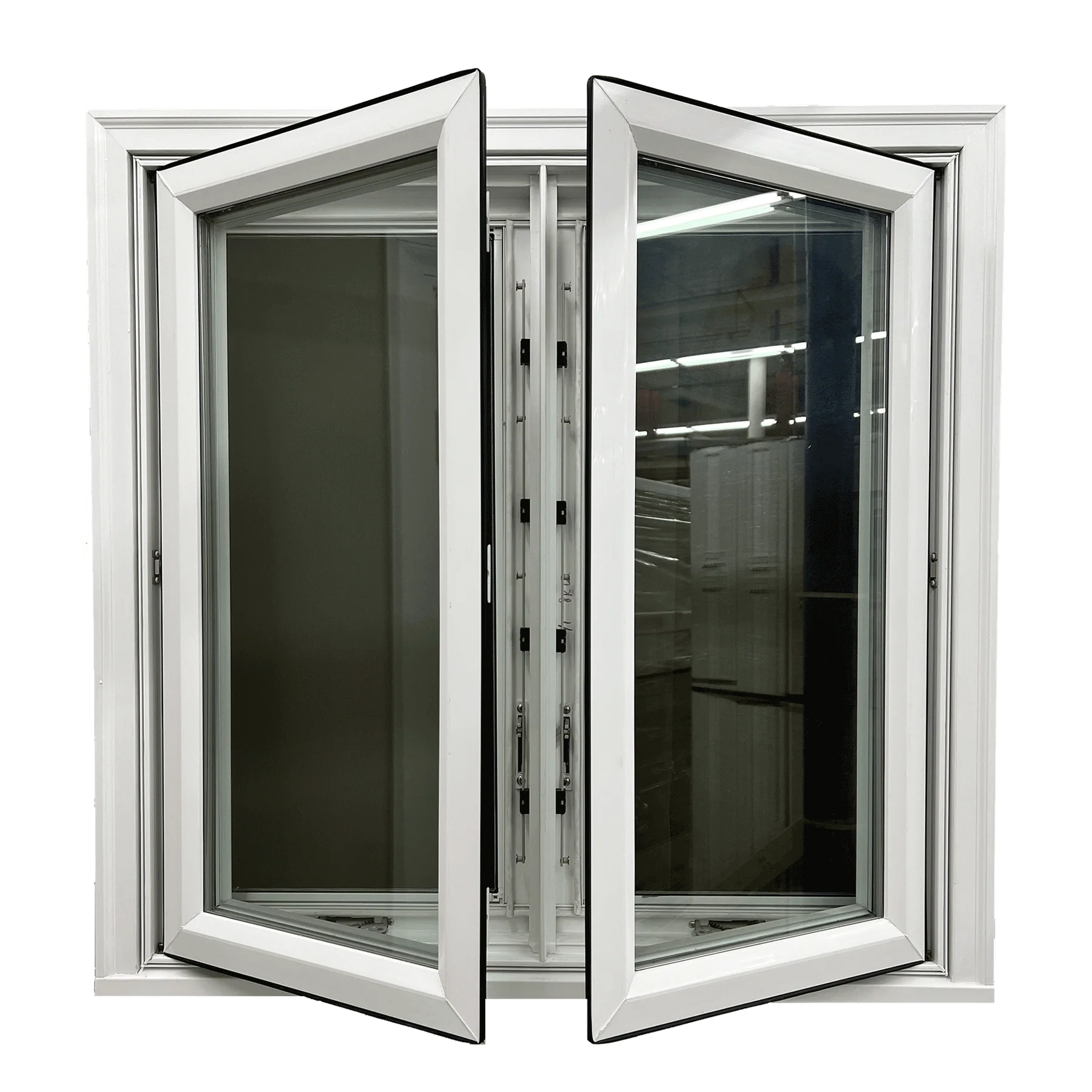Twin casement window